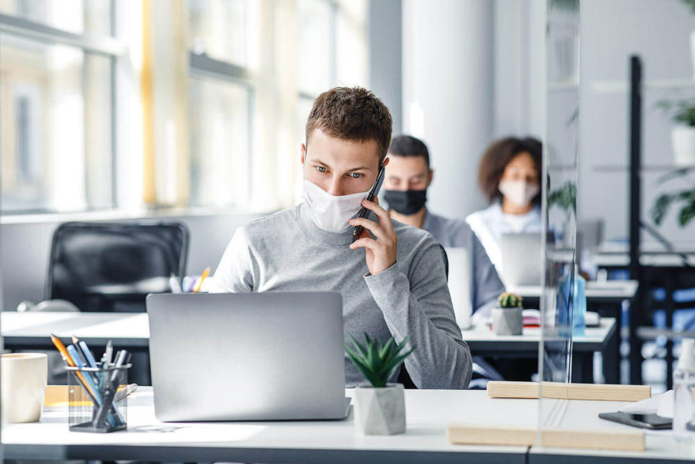 Working from home vs office: office space