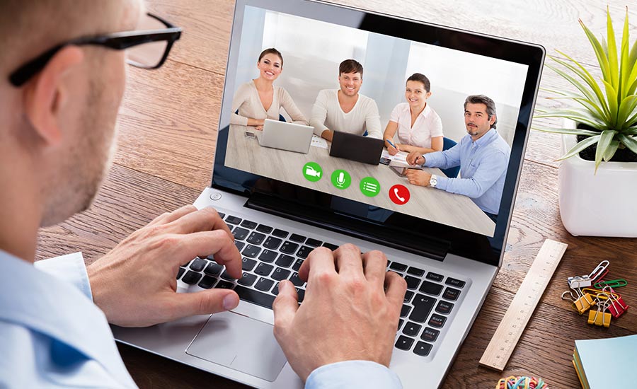 Videoconferencing connects people around the world