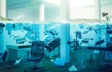 Water damage can harm your office equipment