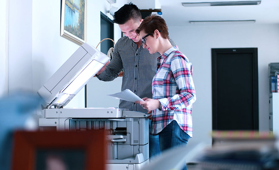 Leasing companies can give you another copier if your current one suffers from water damage