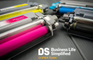 Toner picture with Document Solutions logo