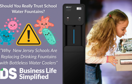 New Jersey schools replacing old drinking fountains with bottleless water coolers to improve student health and safety