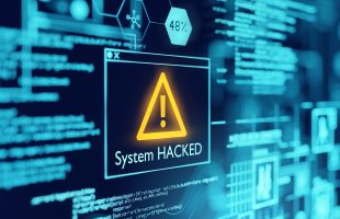 System hacked warning