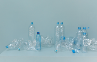 Empty water bottles