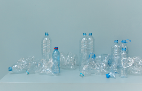 Empty water bottles