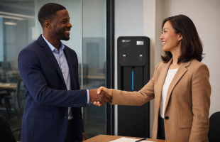 Water Cooler and Business First Impression