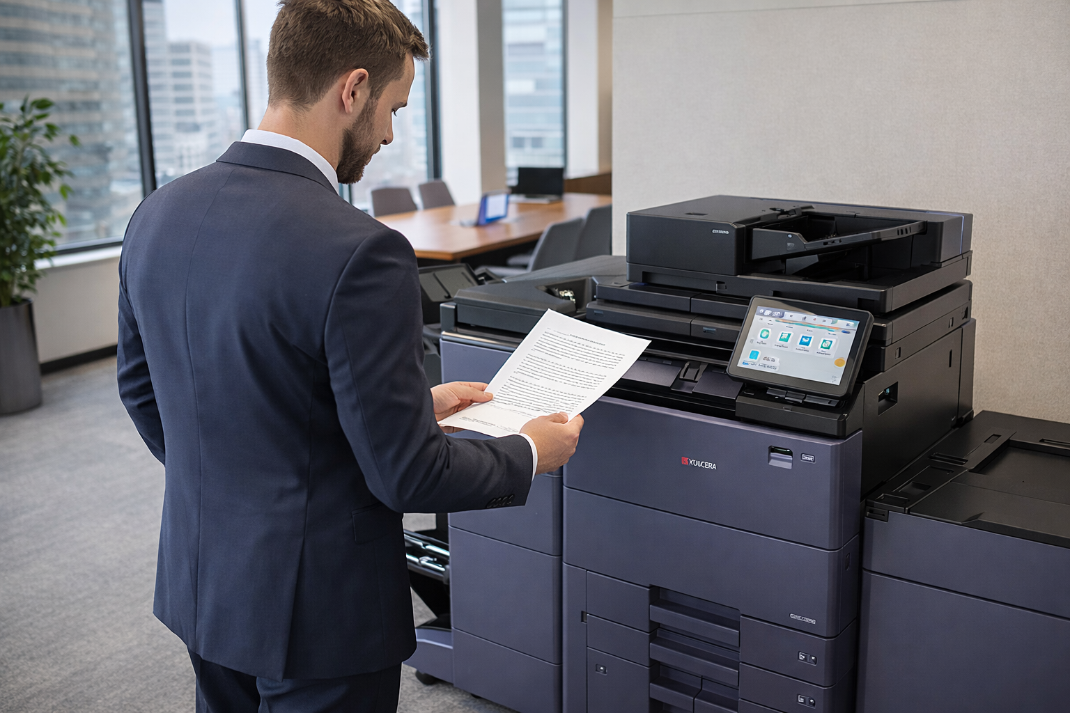 Printing documents in a modern office