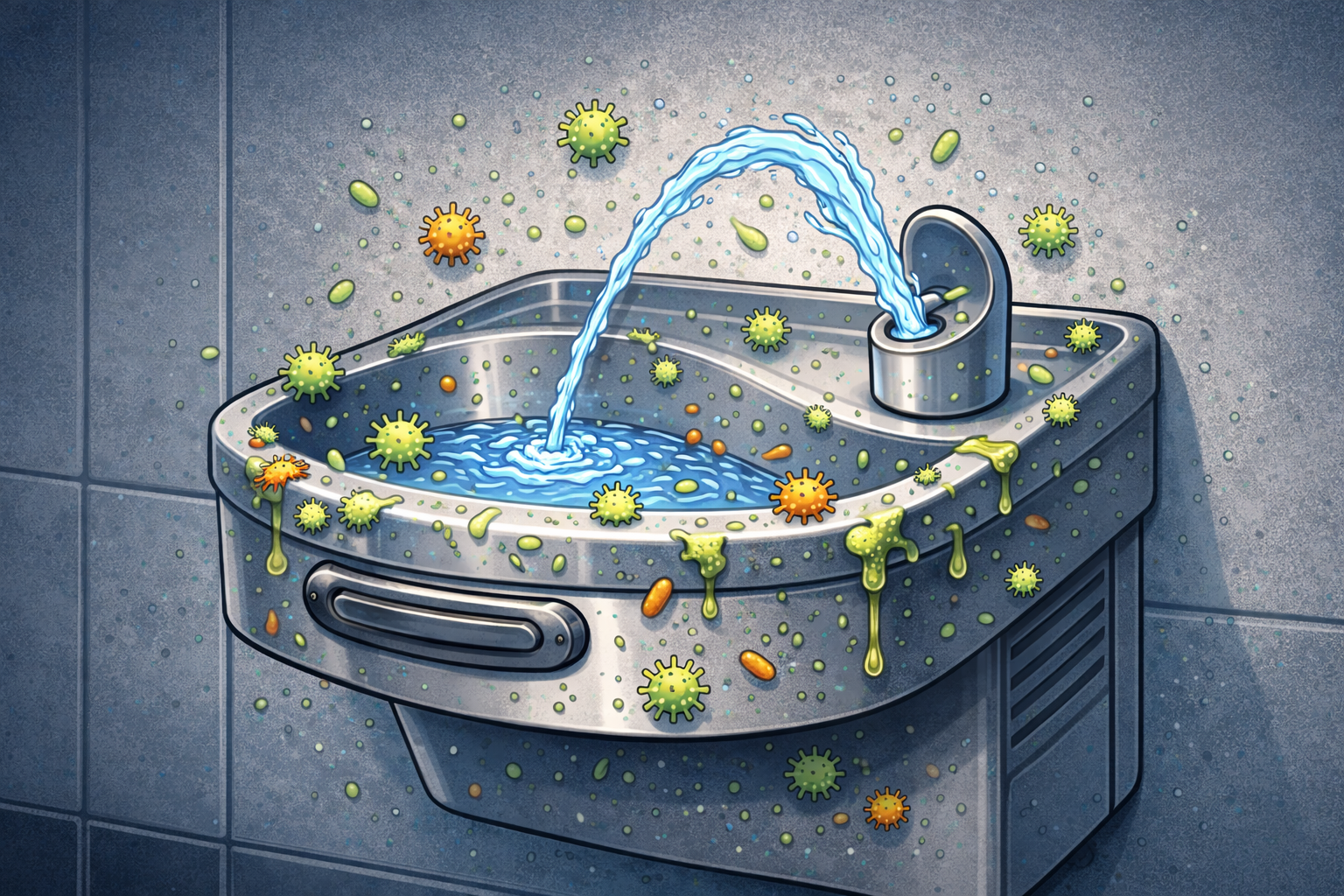 germy water fountain