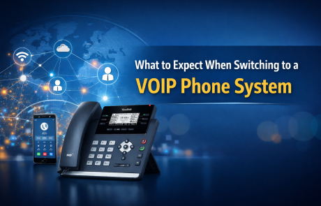 VOIP system transition picture